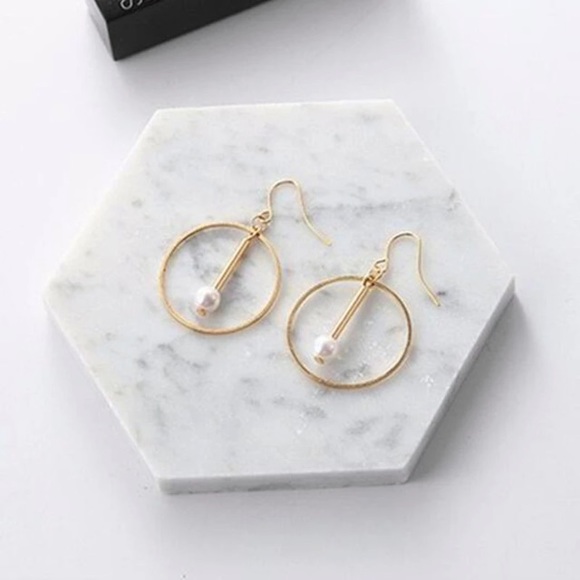💙💎GRATEFUL💙MAKER💎💙 Jewelry - NEW!💙💎MODERN💛GOLDEN💛BAR HOOPS!💎💙MINIMALIST!